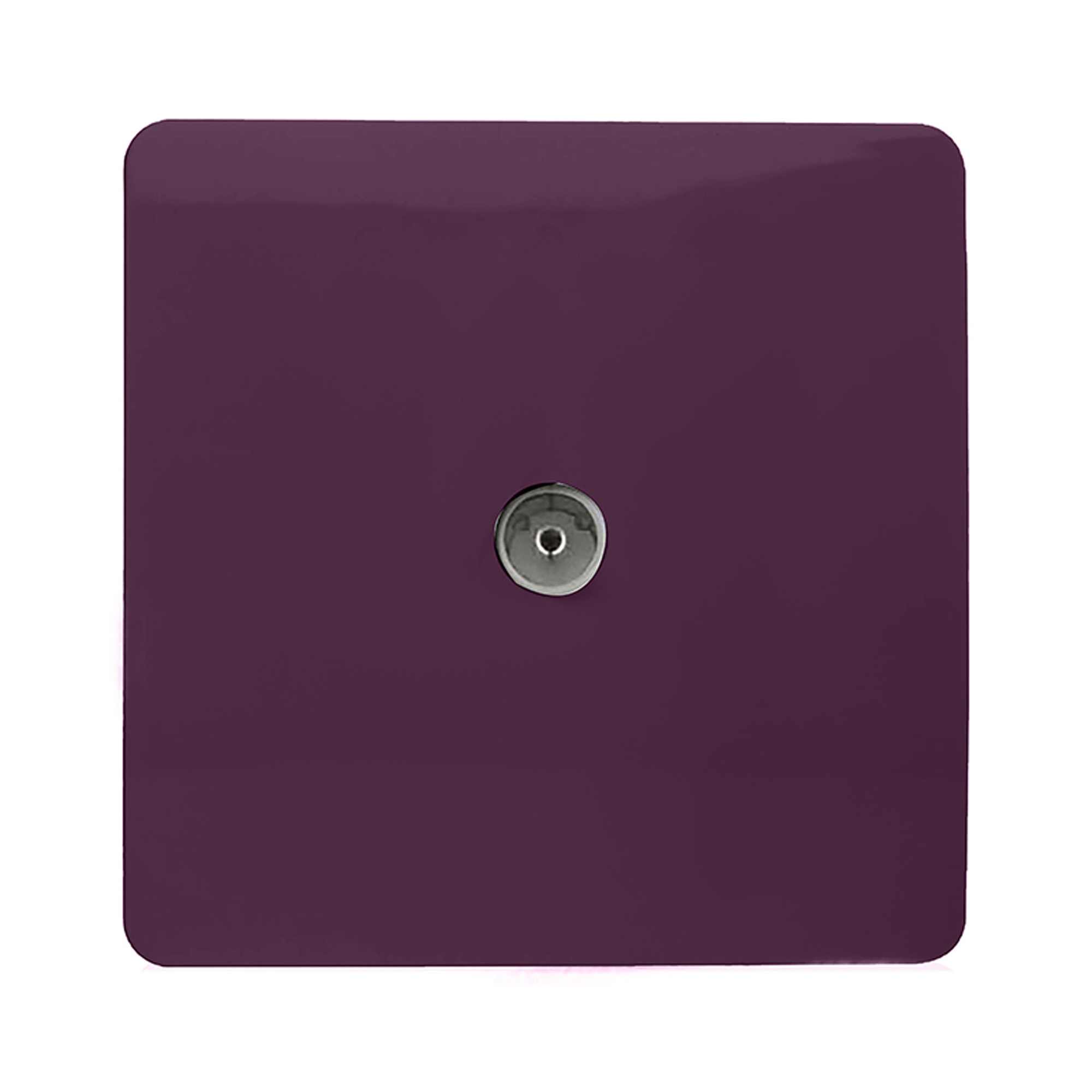 ART-TVSPL  TV Co-Axial 1 Gang Plum
